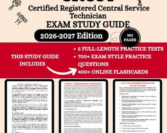 Crcst Review 2026 | Crcst Study Guide | Crcst Study | Crcst Exam | Crcst Study Exam | Crcst Practice Exam | Crcst | Crcst Flashcards