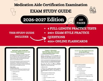 MACE Review 2026 | Medication Aide Exam | Medication Aide Training | Med Tech 70 Question Exam Test 2026 | Medication Aide | Mace Exam