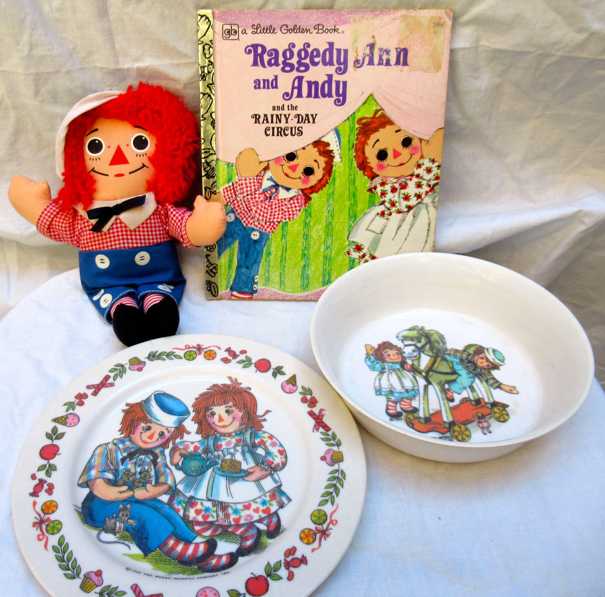 Raggedy Ann and Andy Plate - Etsy