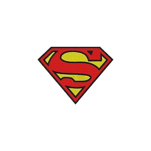 Super Hero Logo Embroidery Design, Superhero S Shield Machine Embroidery File, Comic Hero Embroidery Pattern, Super Symbol Embroidery Design