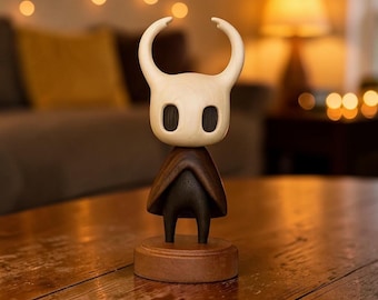 Figurine en bois de chevalier creux, décoration de bureau de joueur, jeu vidéo à collectionner, statue cadeau de jeu