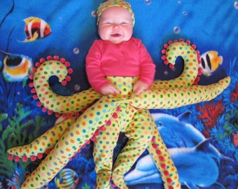 Octopus Costume SEWING PATTERN for Infants (or squid costume!)