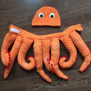 Octopus Costume PATTERN for Toddlers and Preschoolers 2 4 or squid costume image 3