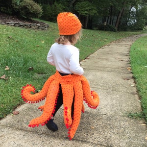 Octopus Costume PATTERN for Toddlers and Preschoolers 2 4 or squid costume image 2
