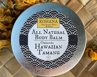 Organic Hawaiian Tamanu Body Balm-All Natural-MADE IN HAWAII