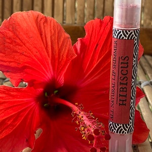 Hibiscus Lip Tint with Shimmer-MADE IN HAWAII