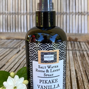 Pikake Vanilla Salt Water Room & Linen Spray MADE IN HAWAII image 2