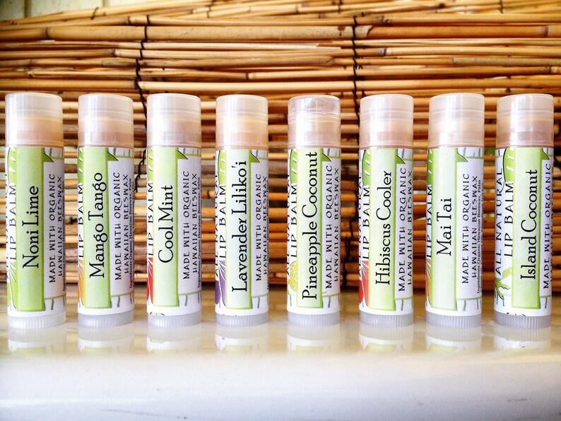 THREE Hawaiian Noni Lip Balm Organic BeeswaxMade in Hawaii Etsy