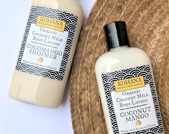 Coconut Mango-Organic Coconut Milk Body Lotion-MADE IN HAWAII