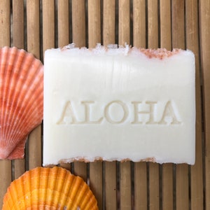 Coconut Mango Hawaiian Sea Salt Soap-MADE IN HAWAII