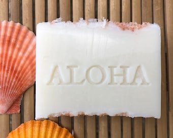 Coconut Mango Hawaiian Sea Salt Soap-MADE IN HAWAII