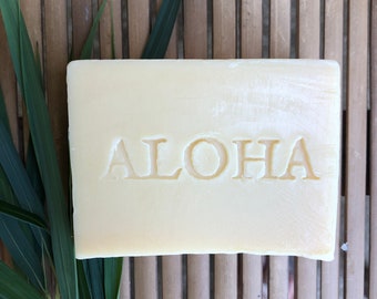 Pikake Lemongrass Organic Coconut Milk Soap-MADE IN HAWAII