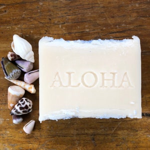 Coconut & Blue Agave Hawaiian Sea Salt Soap-MADE IN HAWAII