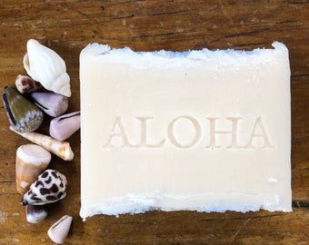Coconut & Blue Agave Hawaiian Sea Salt Soap-MADE IN HAWAII