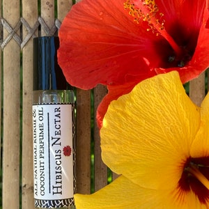 Hibiscus Nectar-All Natural Roll On Perfume-MADE IN HAWAII