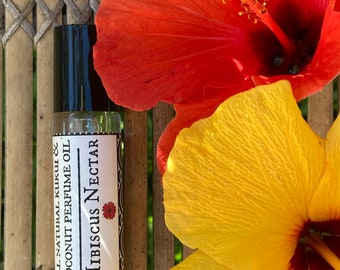 Hibiscus Nectar-All Natural Roll On Perfume-MADE IN HAWAII