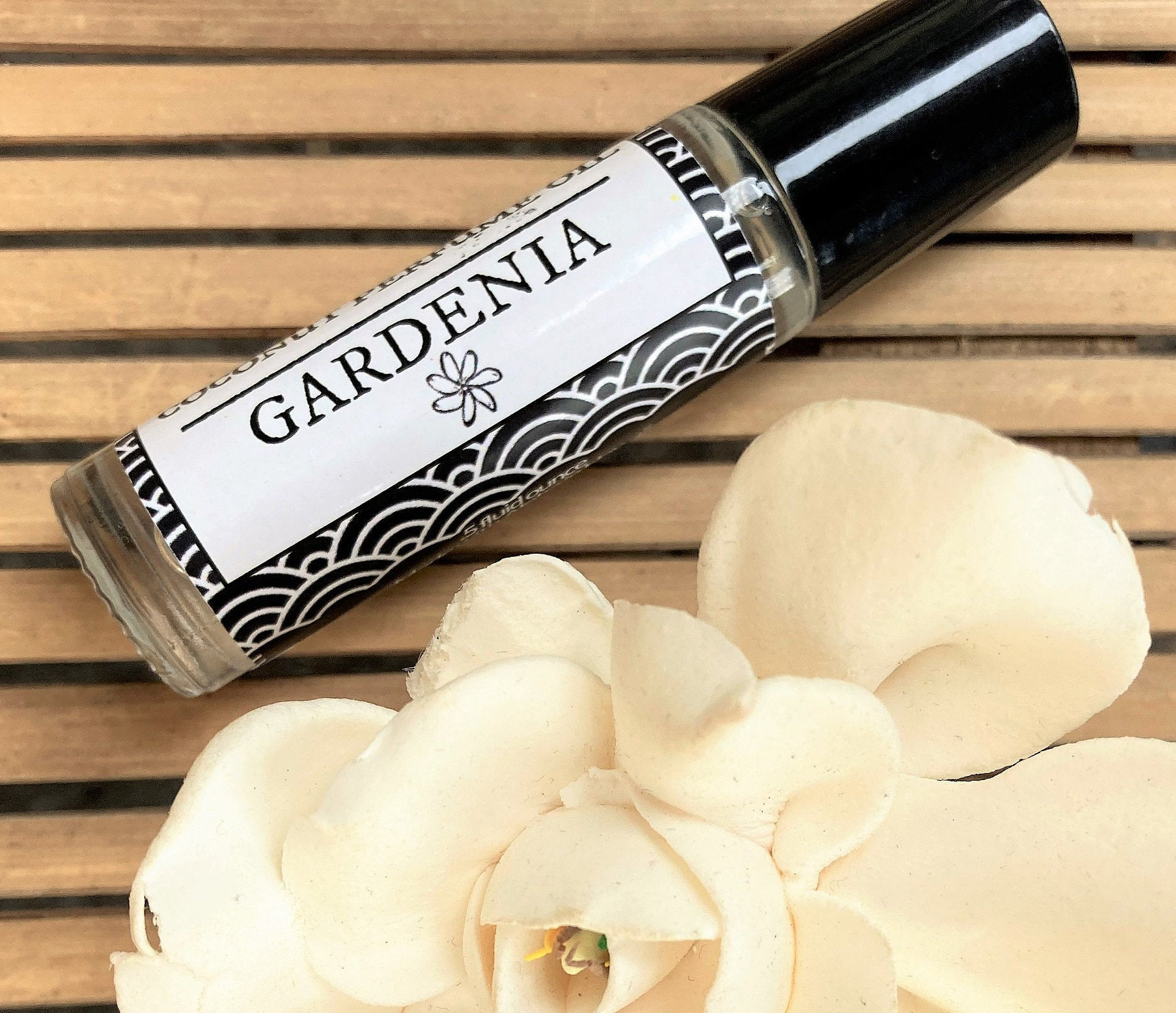 Hawaiian Gardenia-All Natural Roll On Perfume-MADE IN HAWAII