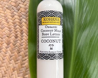Island Coconut-Organic Coconut Milk Body Lotion-MADE IN HAWAII