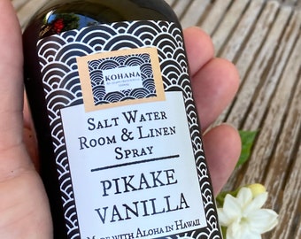 Pikake Vanilla Salt Water Room & Linen Spray MADE IN HAWAII