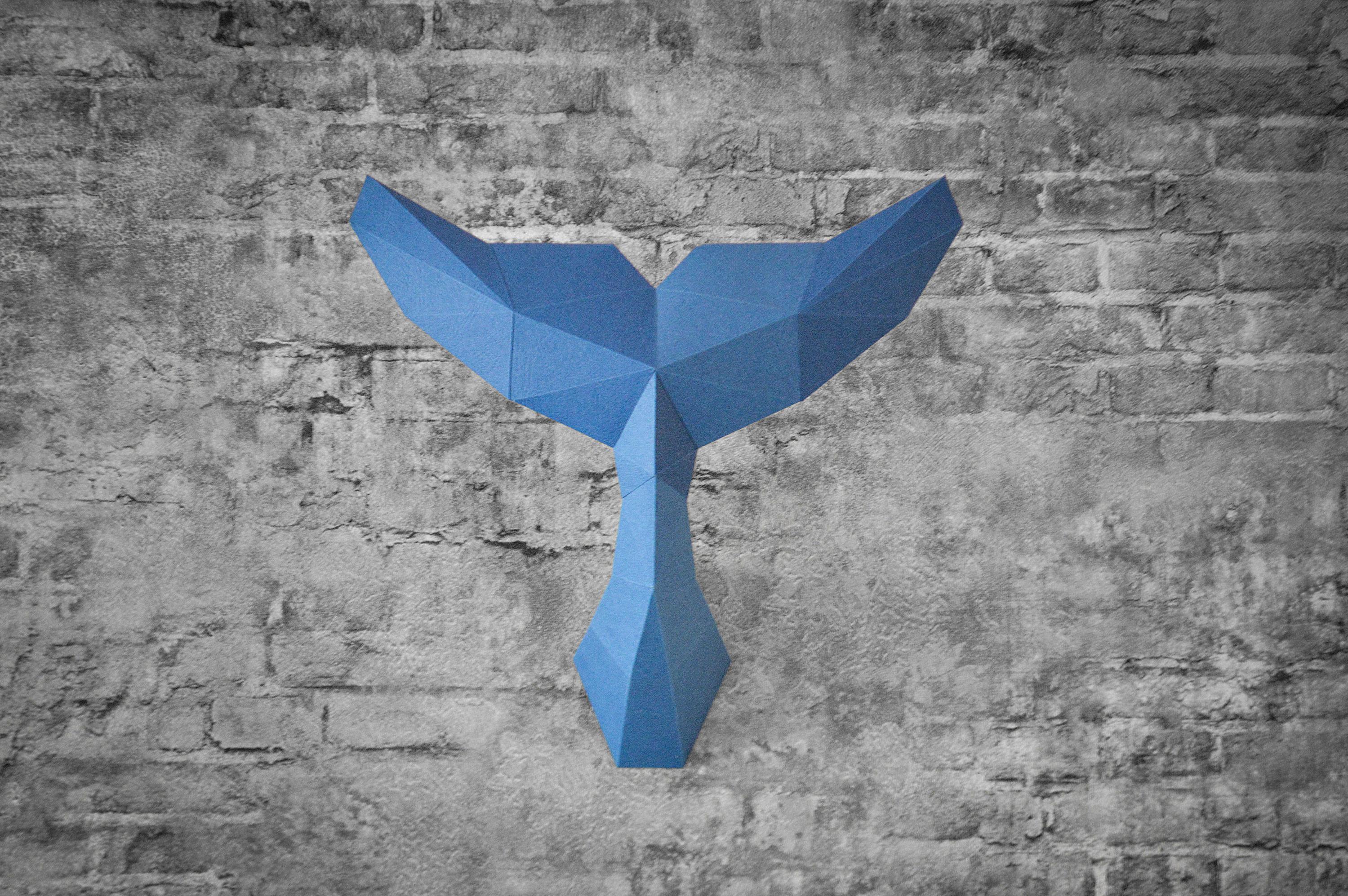Papercraft 3d DOLPHIN TAIL Sea FISH Cartoon Anime Animal Paper ...