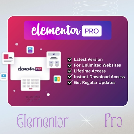 Elementor Pro GPL License | WordPress Page Builder Plugin | Lifetime Use on Unlimited Websites
