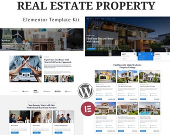 Real Estate WordPress Website Template | Elementor Template Kit