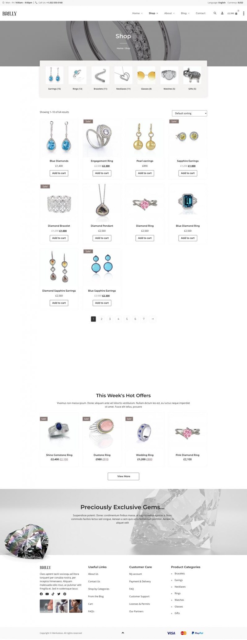 Puede incluir: Sitio web que muestra joyas, incluyendo pendientes, anillos, pulseras y collares. Los art&iacute;culos destacados incluyen pendientes de diamantes y zafiros, anillos de compromiso y anillos de piedras preciosas. El sitio tiene un dise&ntilde;o limpio y moderno.