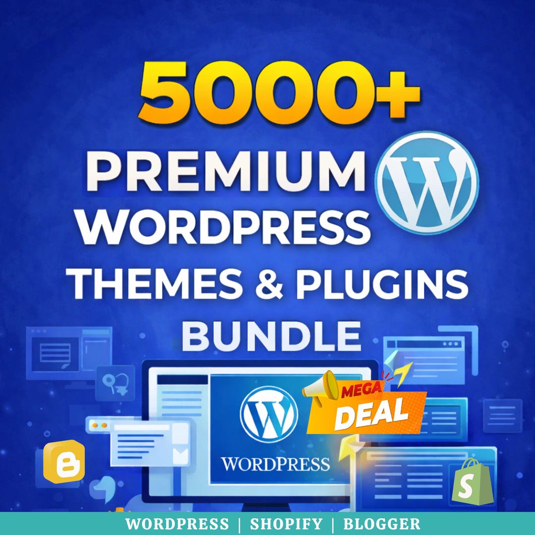 5000+ Premium Wordpress Themes and Plugins Bundle | Elementor Templates ...