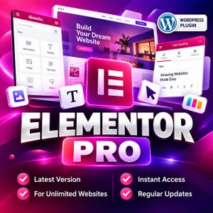 Elementor Pro GPL License | WordPress Elementor Plugin | Lifetime Use on Unlimited Websites