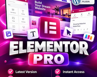Elementor Pro GPL License | WordPress Elementor Plugin | Lifetime Use on Unlimited Websites