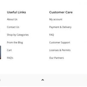 Puede incluir: Pie de p&aacute;gina blanco de sitio web con la marca "BRILLY" y una breve descripci&oacute;n. Incluye enlaces para "Enlaces &uacute;tiles", "Atenci&oacute;n al cliente" y "Categor&iacute;as de productos" como pulseras, pendientes, collares, anillos, relojes, gafas y regalos. Se muestran opciones de pago.