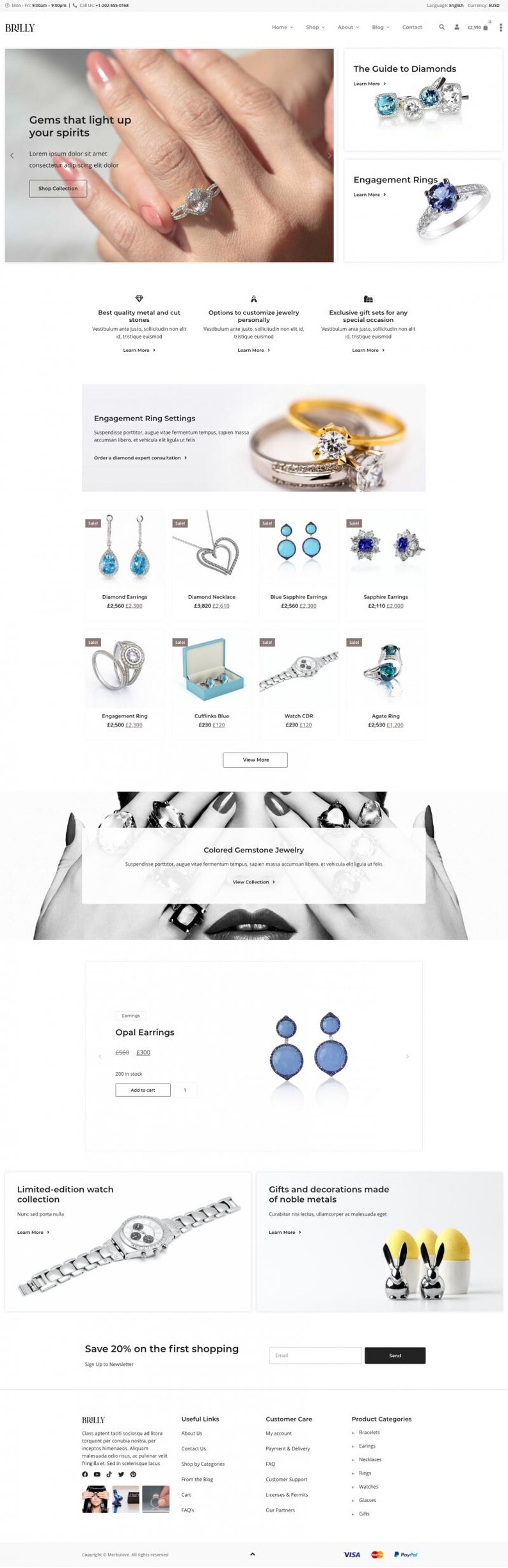 Puede incluir: Sitio web que muestra joyas, incluidos anillos de compromiso, aretes y collares. El sitio presenta im&aacute;genes de joyas de diamantes y piedras preciosas, con opciones para personalizar y ver colecciones. Tambi&eacute;n hay una colecci&oacute;n de relojes de edici&oacute;n limitada.