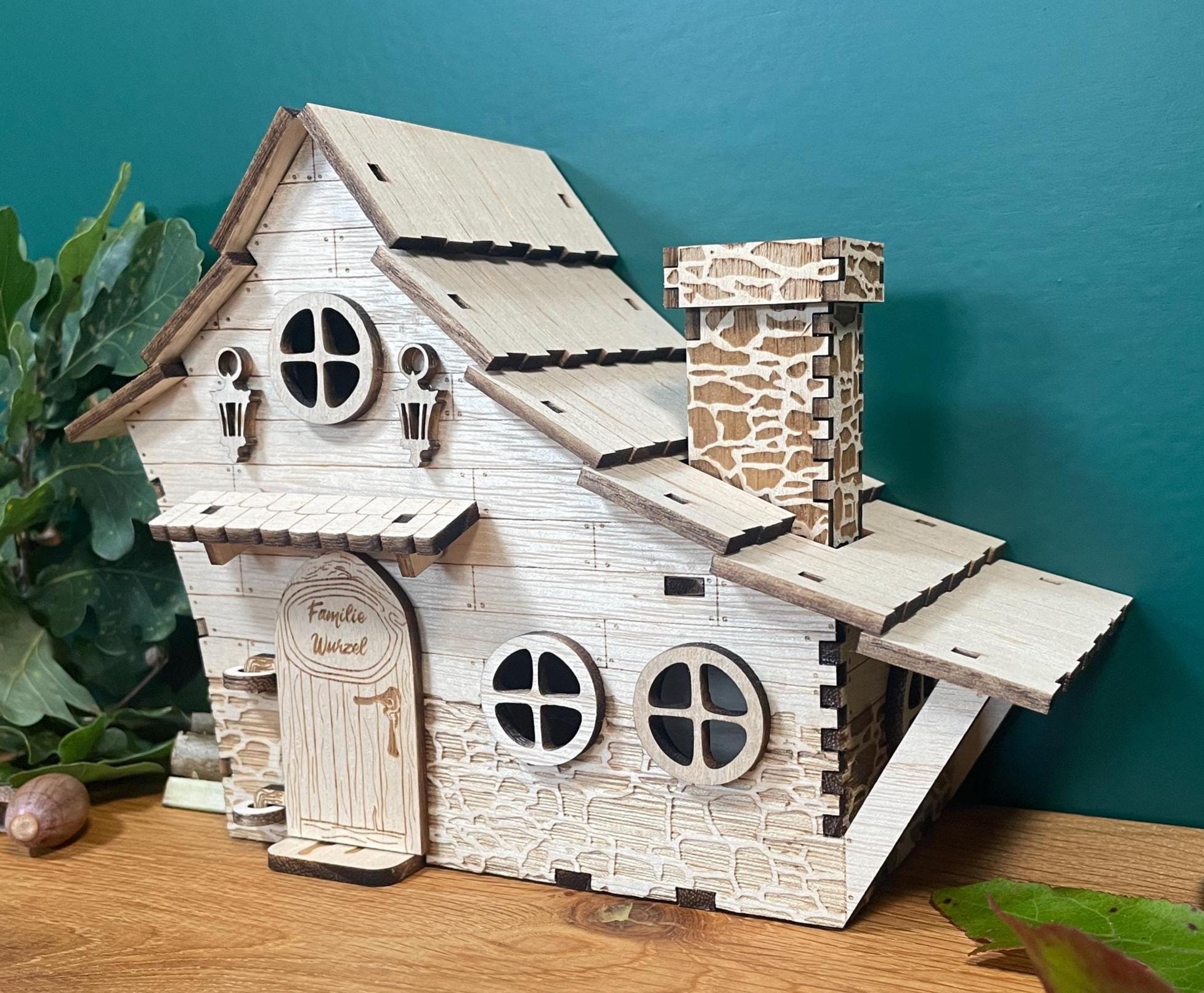 MyTinyWorld Miniatur-Zierleiste Aus Holz – 4 X 45 Cm, 1:12 Maßstab – Für Puppenhäuser & Dioramen