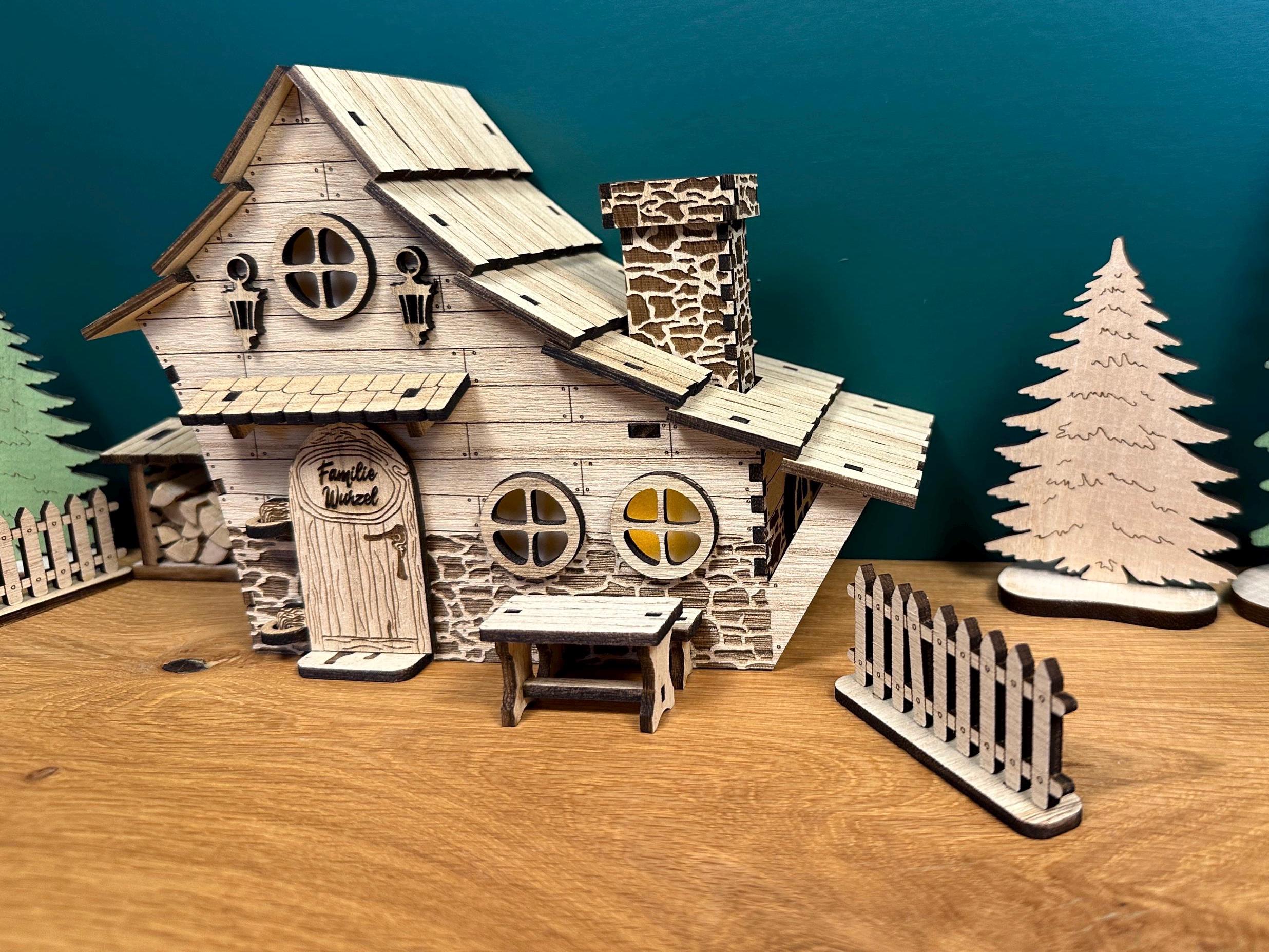 Holzhaus deko
