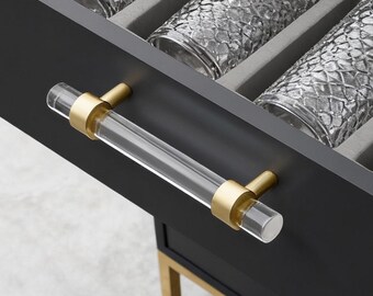 Furniture Hardware Handles: Wardrobe Walnut/ Beech Handles, Brass Sideboard Pulls