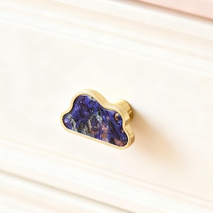 Cloud Drawer Knobs: Nightstand Knobs for Kids Room, Wardrobe Deco Knob