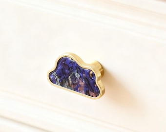 Cloud Drawer Knobs: Nightstand Knobs for Kids Room, Wardrobe Deco Knob