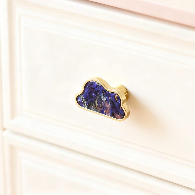 Wolke Schubladenknäufe: Nachttischknäufe fürs Kinderzimmer, Kleiderschrank Dekoknauf Bild 1