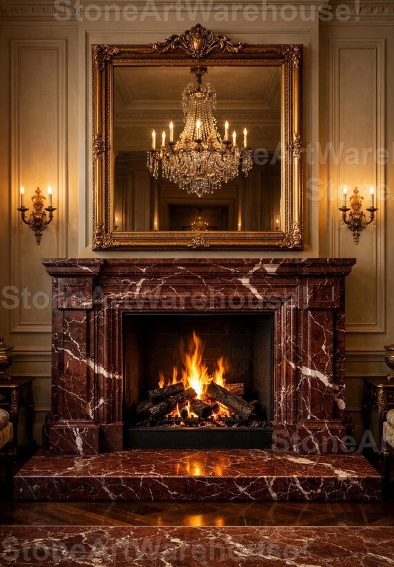 Antique Style Fireplace Surround