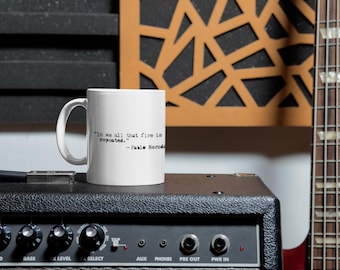 Pablo Neruda Quote Ceramic Mug | Poetry coffee cup