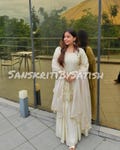 Ethnic Party/Wedding Wear 3p Salwar Kameez Heavy Chinnon Silk Short Anarkali kurta With pent Dupatta Set Up to 10xl size dress product logo