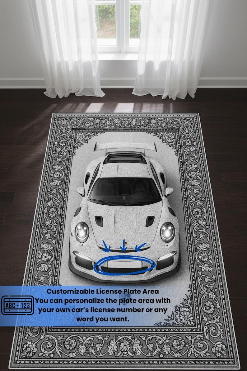 Bugatti Chiron Purple - Custom Car Rug – Artistic Persian Style ...