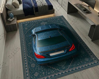 Mercedes CLS S Floor Rug – Luxury Automotive Rug for Modern Interiors