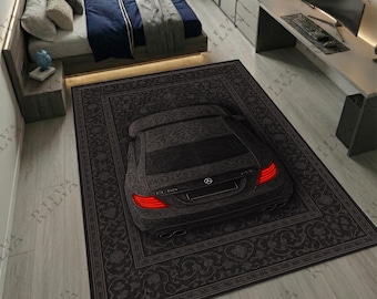 Mercedes CL 63 AMG Automotive Floor Rug – Luxury Performance Inspired Interior Rug