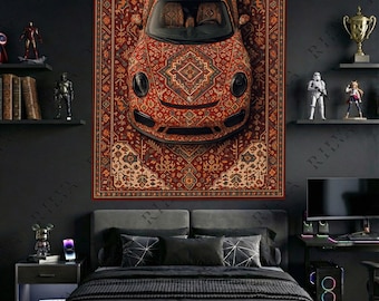 Porsche 911 – Sports Car Wall Art – Luxury Home Decor & Modern Wall Hanging