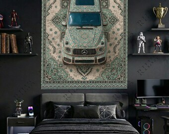 Mercedes G Wagon - Trendy Car Wall Art – Colorful Room Decor & Modern Wall Hanging
