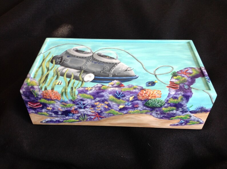 Hand Painted Keepsake Box Memory Box Etsy