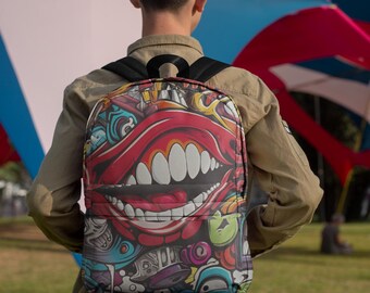 Recife Graffiti Packpack™ - Etsy Canada display picture 1