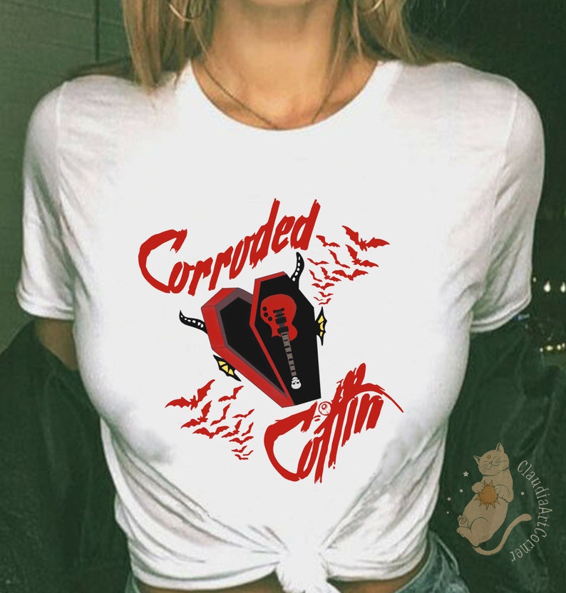 Corroded Coffin Band Tee Corroded Coffin Band Shirt - Etsy