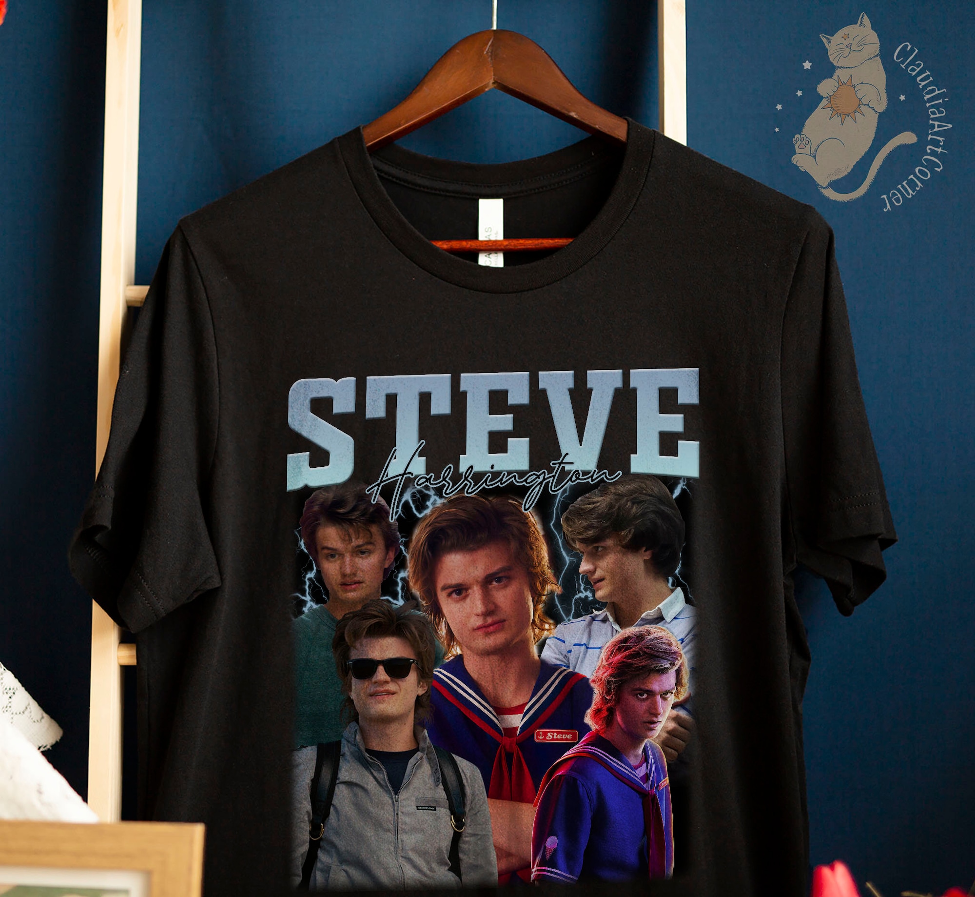 Discover Steve Harrington Vintage 90s Shirt, Steve Harrington Shirt, Steve Harrington Merch